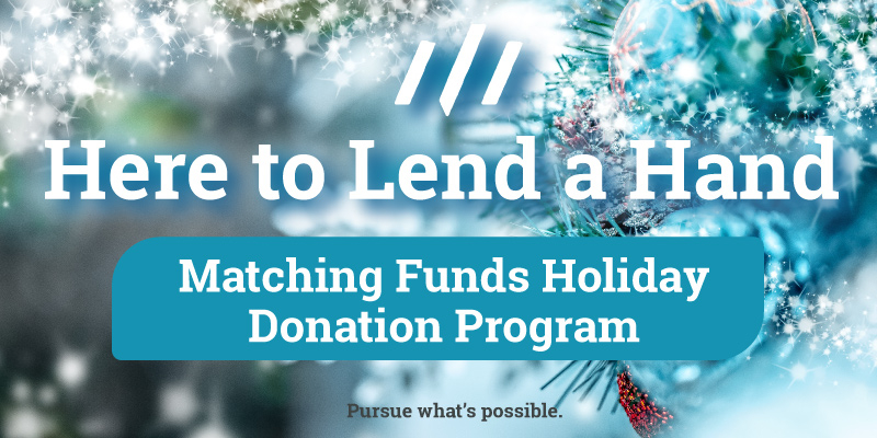 Double Your Impact This Holiday Season: Prevail Bank’s Matching Funds Campaign Returns