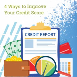 4 Ways to Improve Your Credit Score