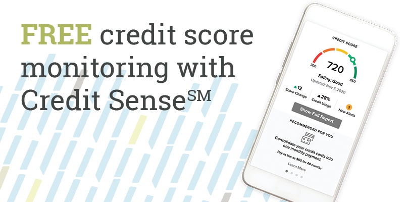 Monitor Your Credit Score with Credit Sense