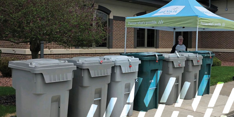 Recycling. Reinvesting. A community effort led by Prevail Bank