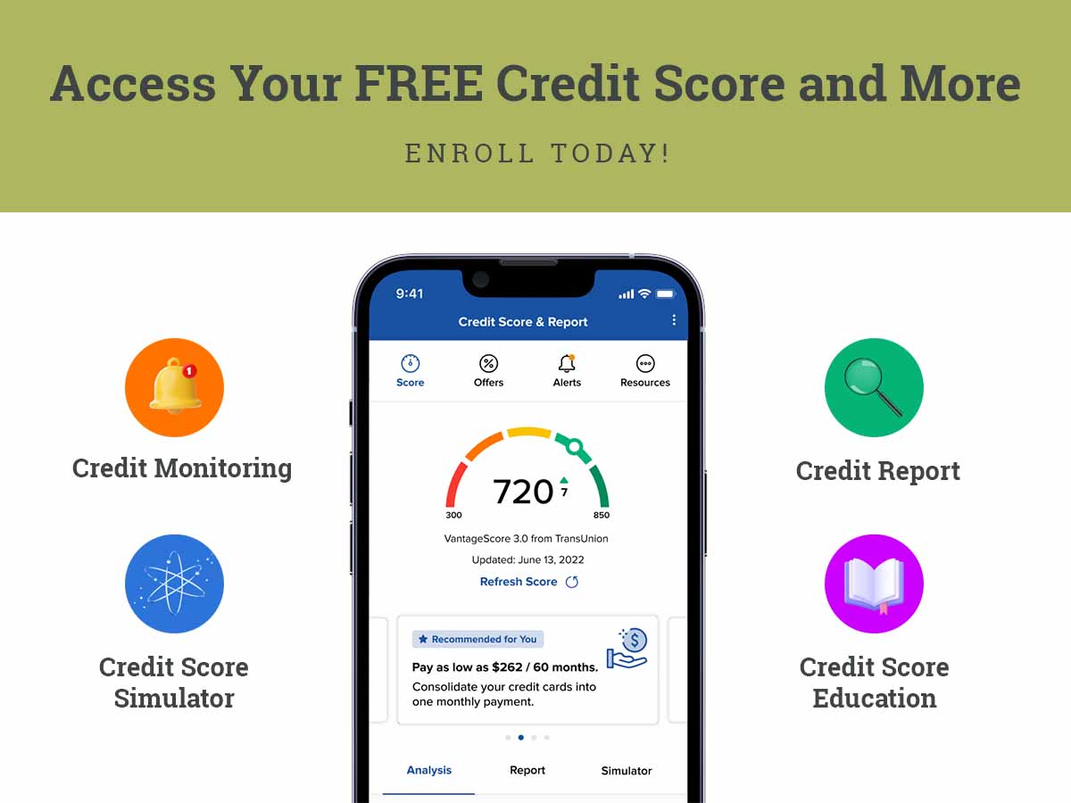Click to Access Your Credit Score
