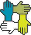 Hands Holding Each Other Icon
